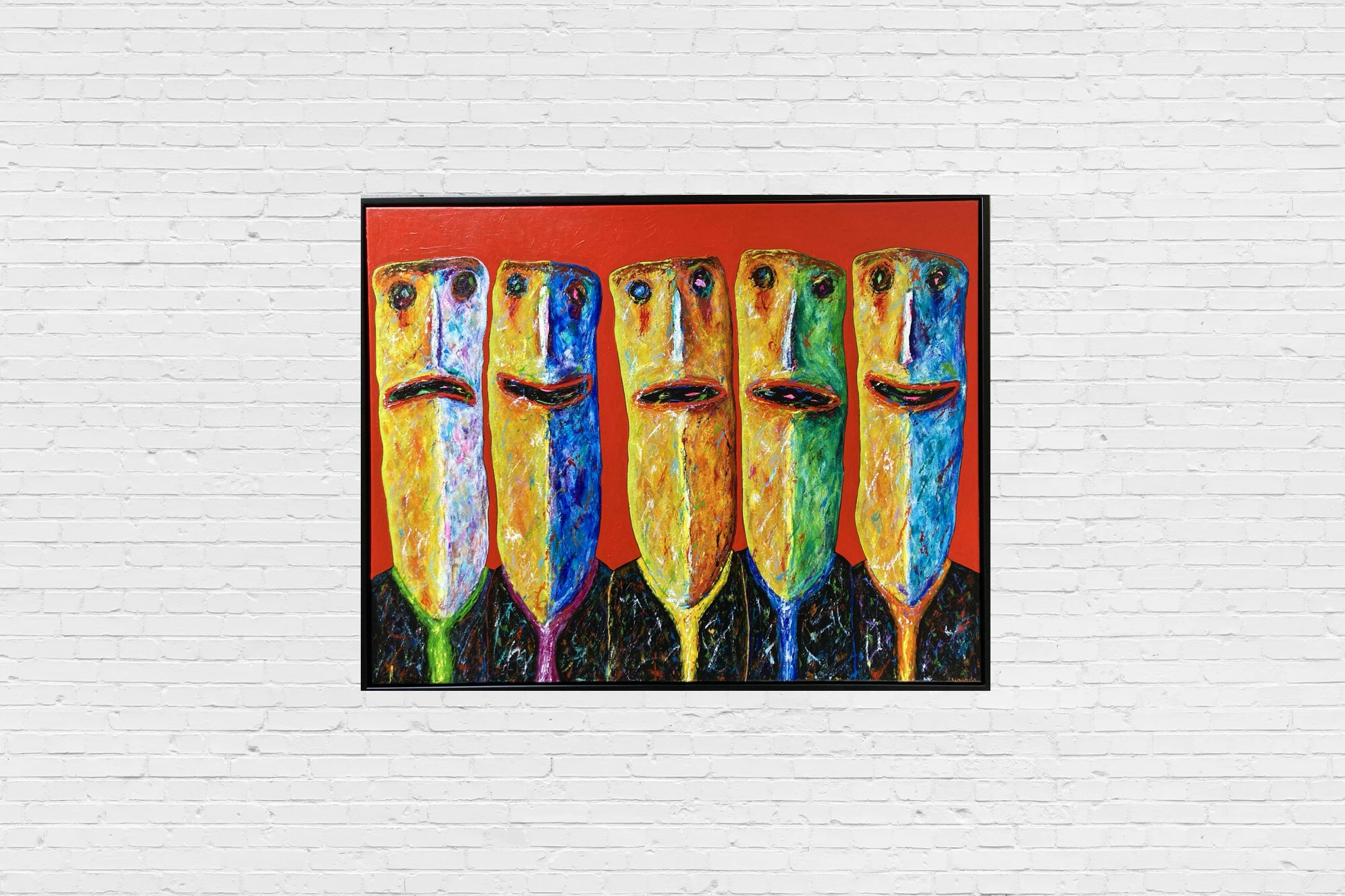 83 x 103 cm incl. ramme kr. 900